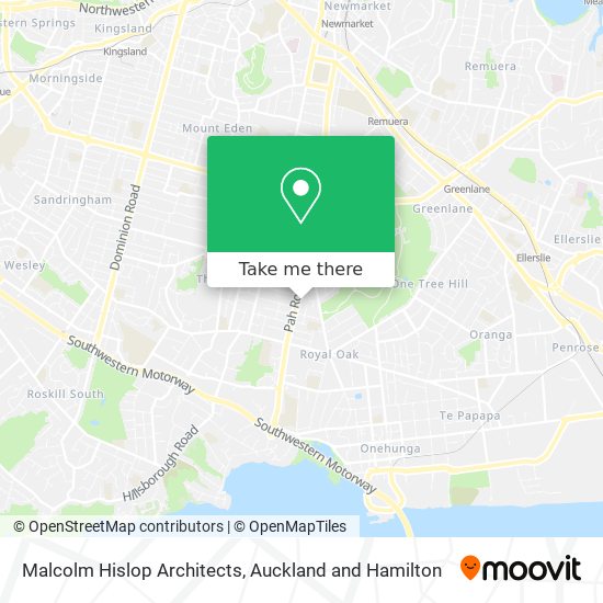 Malcolm Hislop Architects map