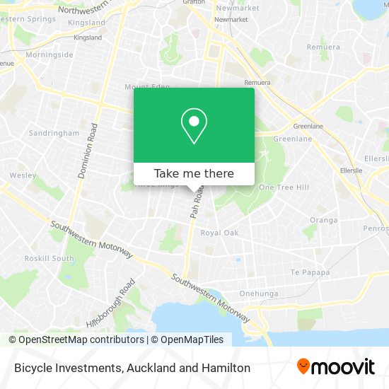 Bicycle Investments map
