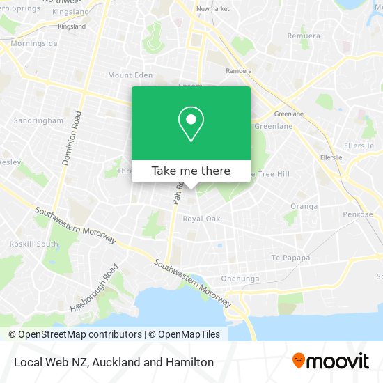 Local Web NZ map