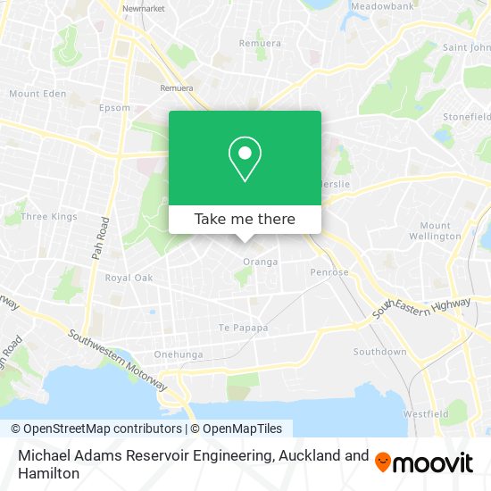 Michael Adams Reservoir Engineering map