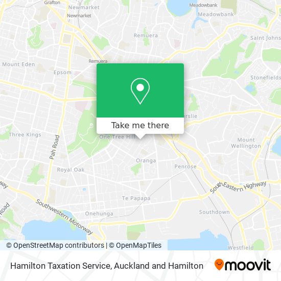 Hamilton Taxation Service map