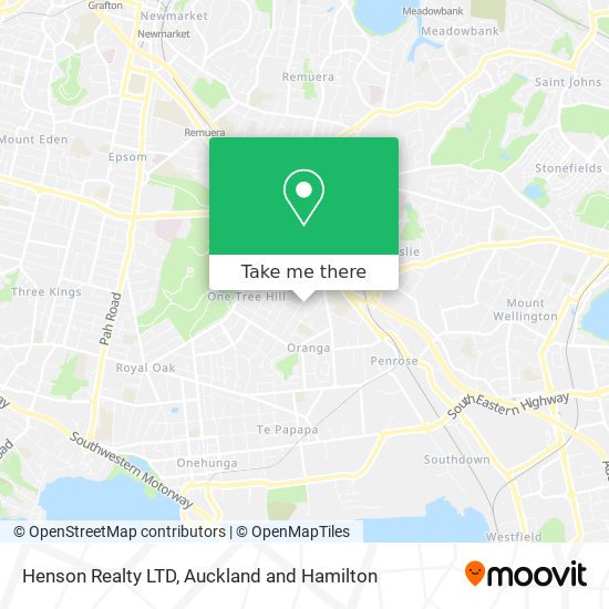 Henson Realty LTD map