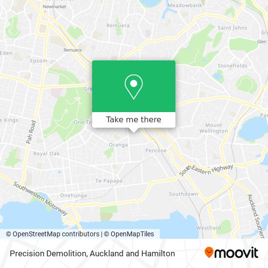 Precision Demolition map