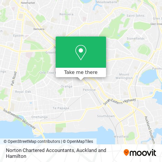 Norton Chartered Accountants map