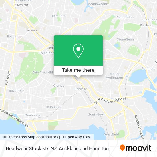 Headwear Stockists NZ map