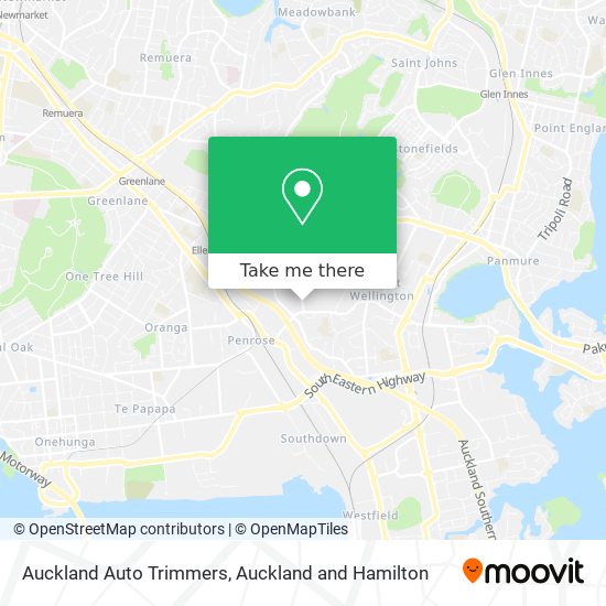 Auckland Auto Trimmers map