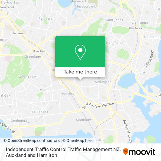 Independent Traffic Control Traffic Management NZ map