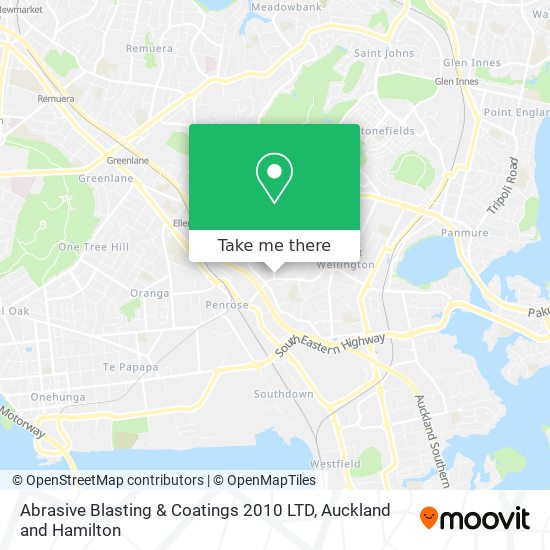 Abrasive Blasting & Coatings 2010 LTD map