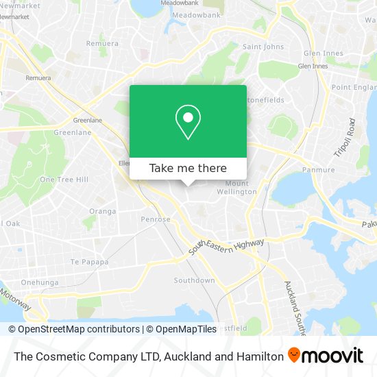 The Cosmetic Company LTD map