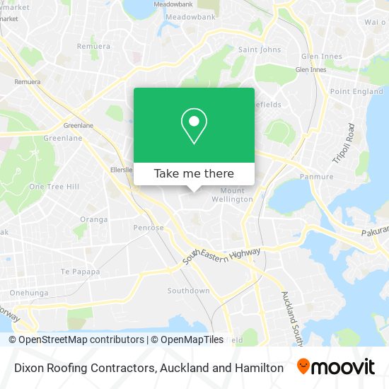 Dixon Roofing Contractors map