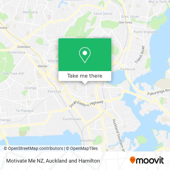 Motivate Me NZ map