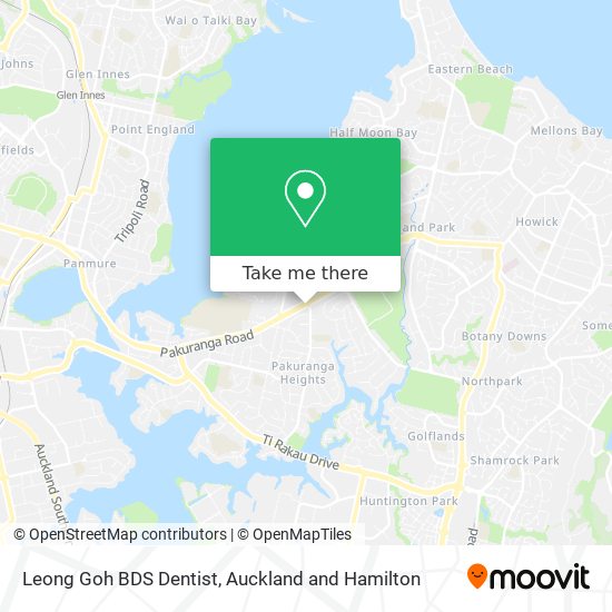 Leong Goh BDS Dentist map