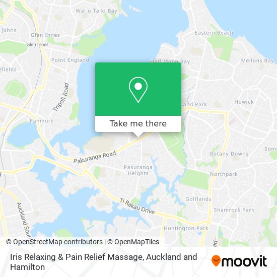 Iris Relaxing & Pain Relief Massage map