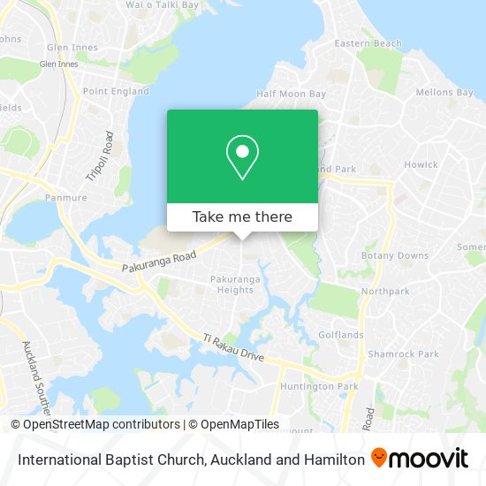 International Baptist Church map