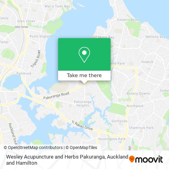 Wesley Acupuncture and Herbs Pakuranga map