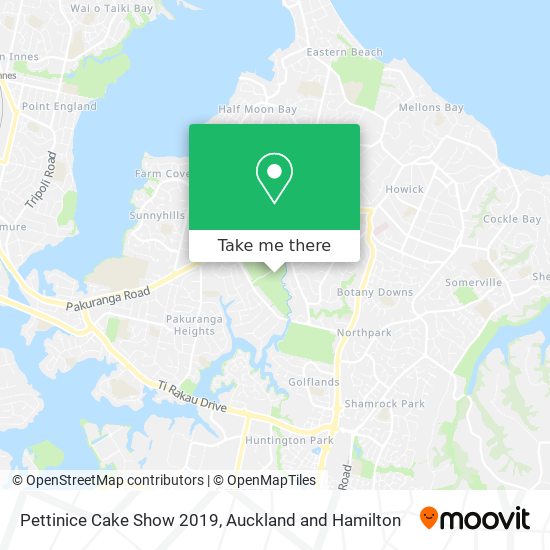 Pettinice Cake Show 2019 map