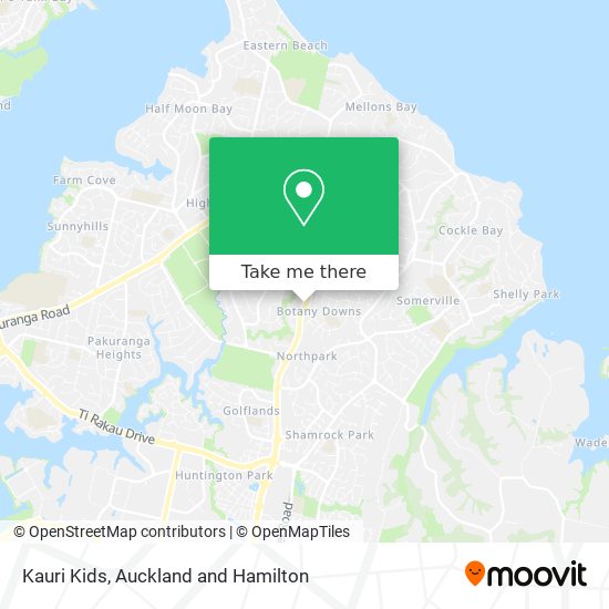 Kauri Kids map