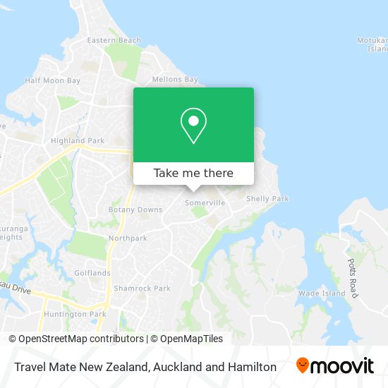 Travel Mate New Zealand map