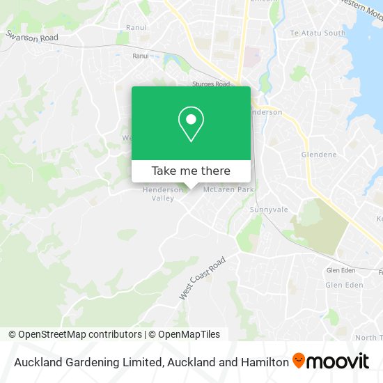 Auckland Gardening Limited map