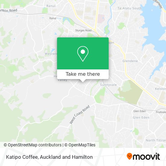 Katipo Coffee map