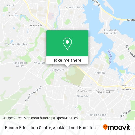 Epsom Education Centre map
