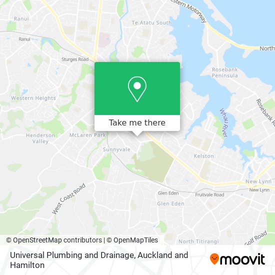 Universal Plumbing and Drainage map