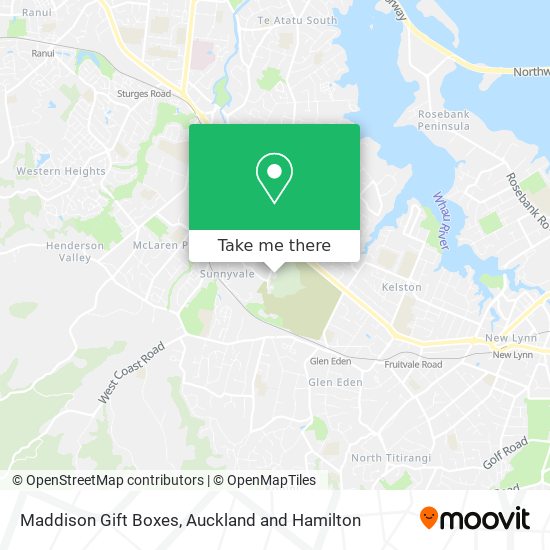Maddison Gift Boxes map
