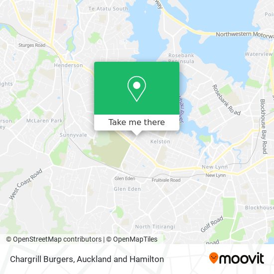 Chargrill Burgers map