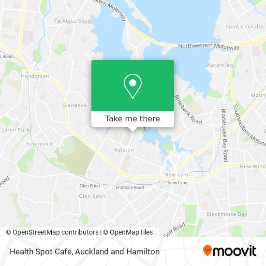 Health Spot Cafe map