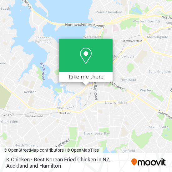 K Chicken - Best Korean Fried Chicken in NZ地图