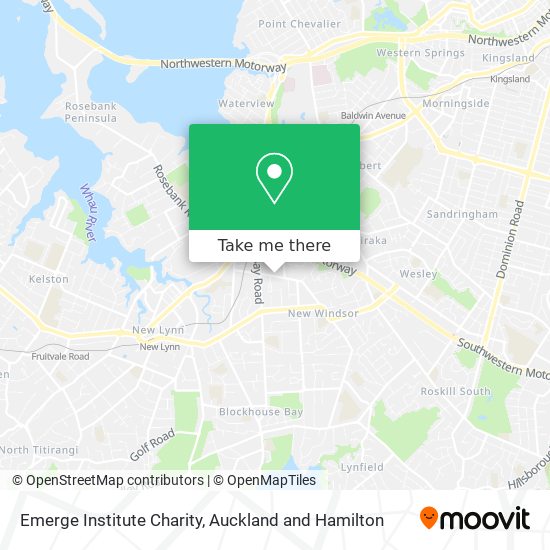 Emerge Institute Charity map
