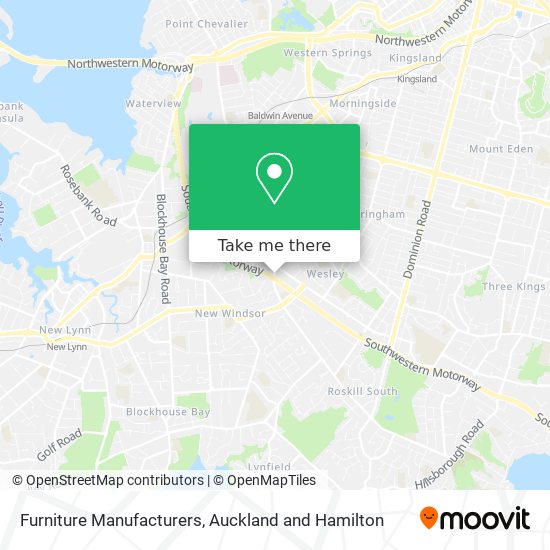 Furniture Manufacturers map