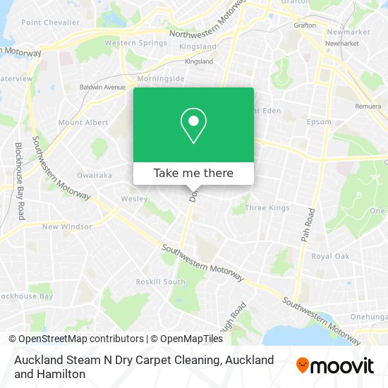 Auckland Steam N Dry Carpet Cleaning map