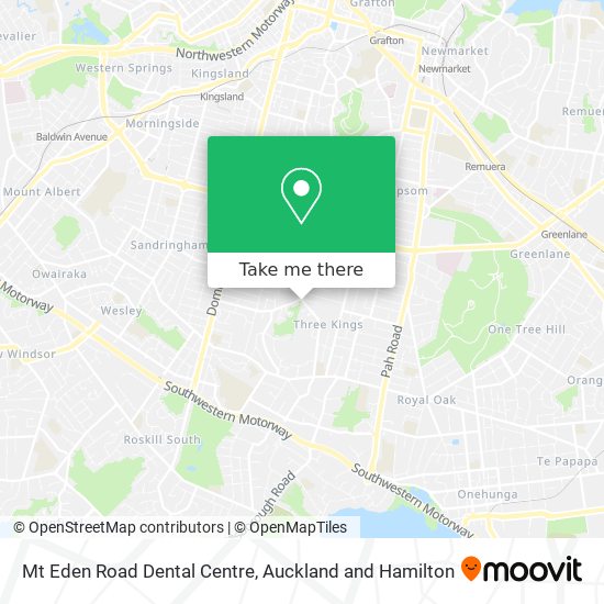 Mt Eden Road Dental Centre map