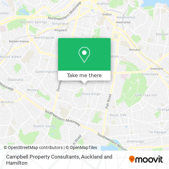 Campbell Property Consultants map