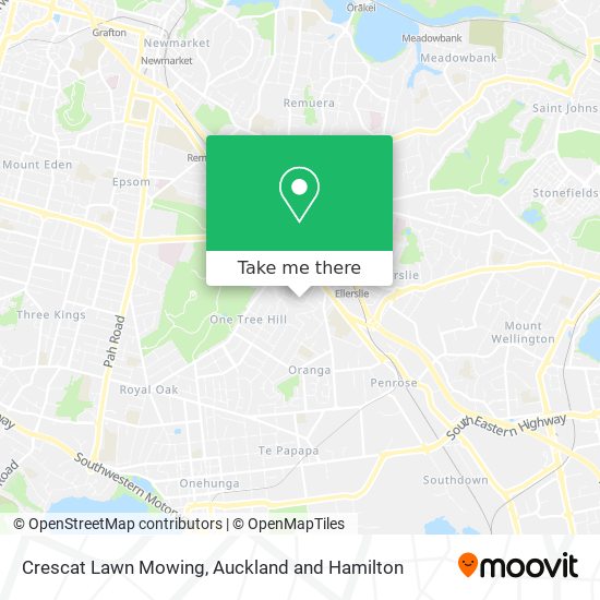 Crescat Lawn Mowing map