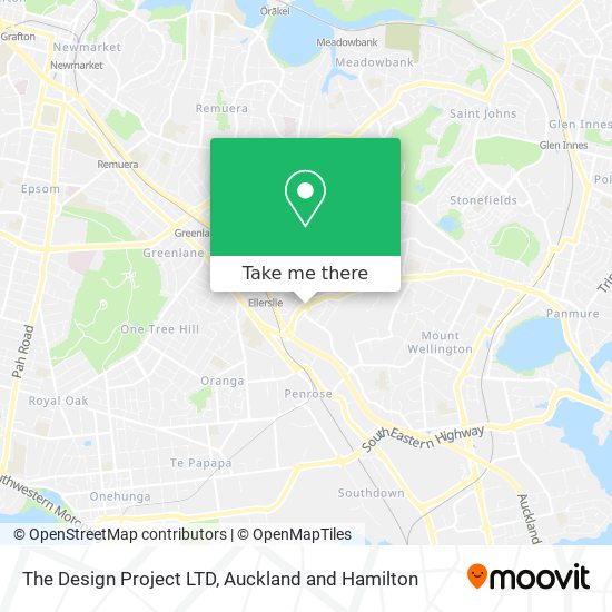 The Design Project LTD map