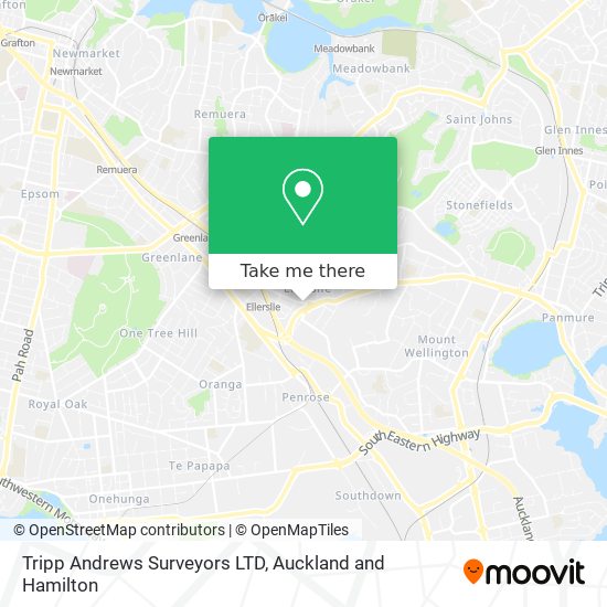 Tripp Andrews Surveyors LTD map