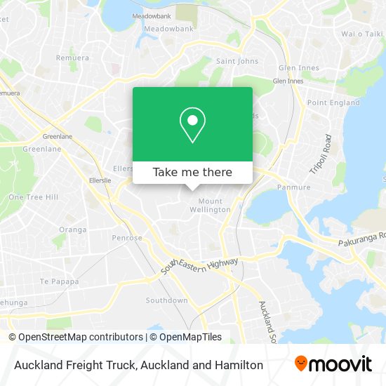 Auckland Freight Truck map