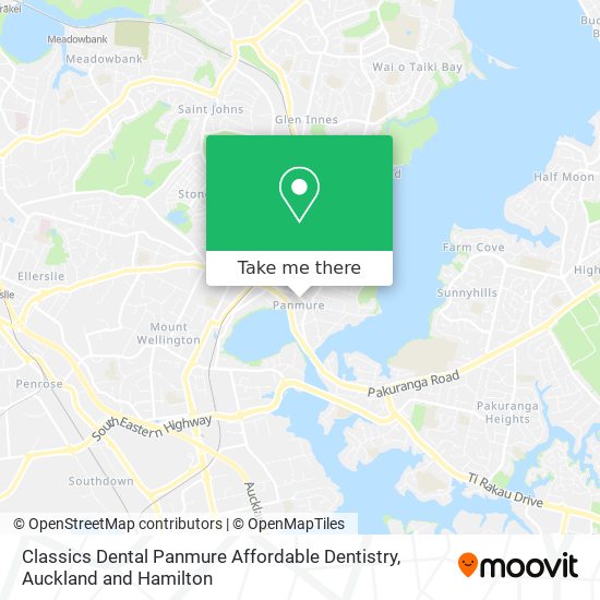 Classics Dental Panmure Affordable Dentistry地图