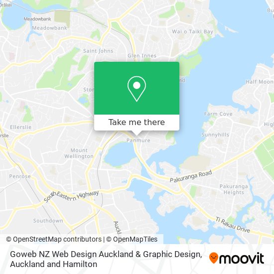 Goweb NZ Web Design Auckland & Graphic Design map