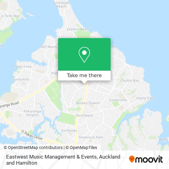 Eastwest Music Management & Events map