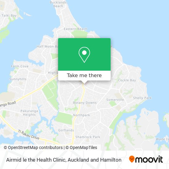 Airmid le the Health Clinic map