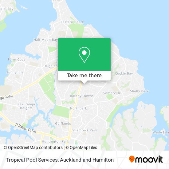 Tropical Pool Services map