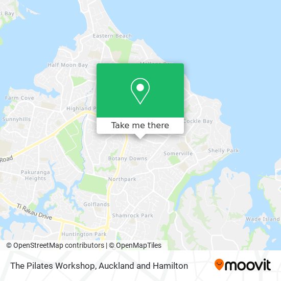 The Pilates Workshop map