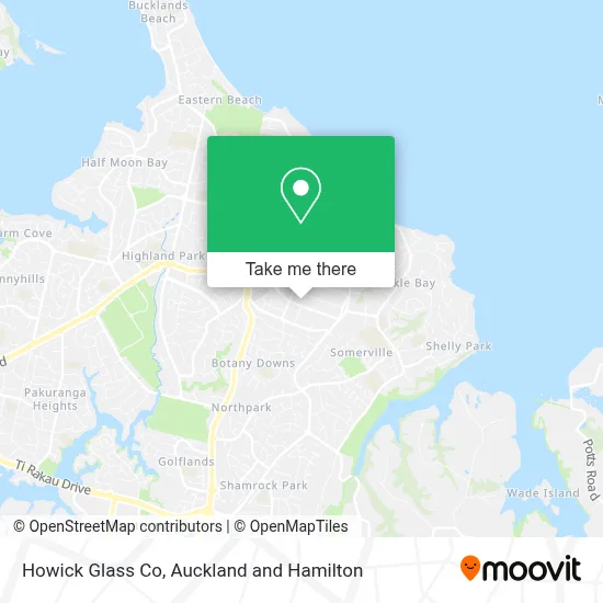 Howick Glass Co map