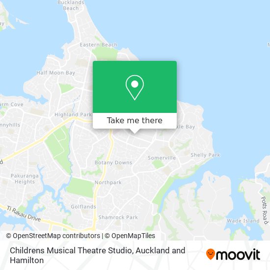 Childrens Musical Theatre Studio map