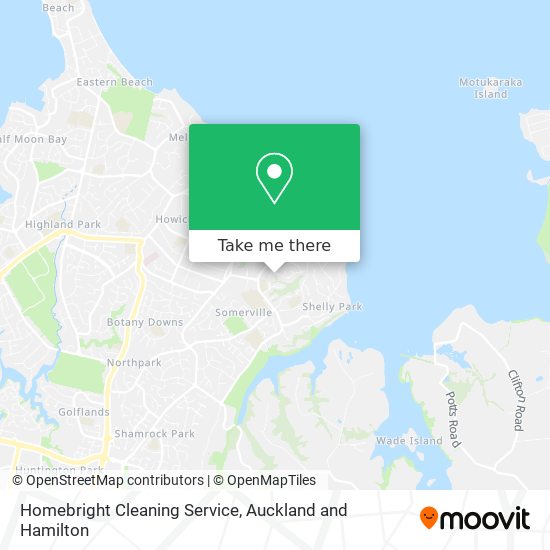 Homebright Cleaning Service map