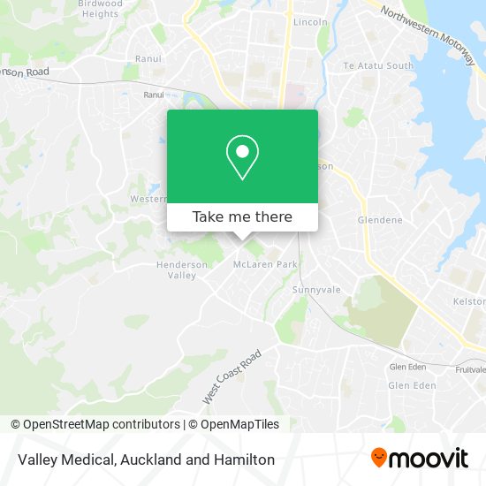 Valley Medical map