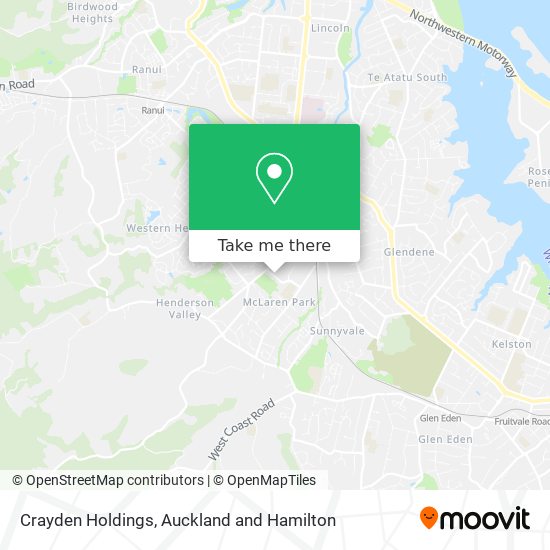 Crayden Holdings地图